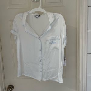 Never worn bride pajama set